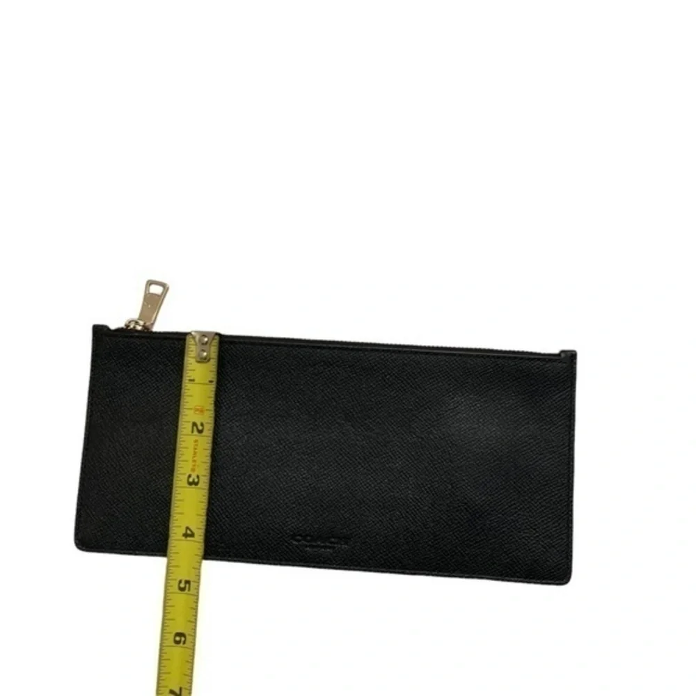 Coach grained black cosmetic case - Picture 2 of 5